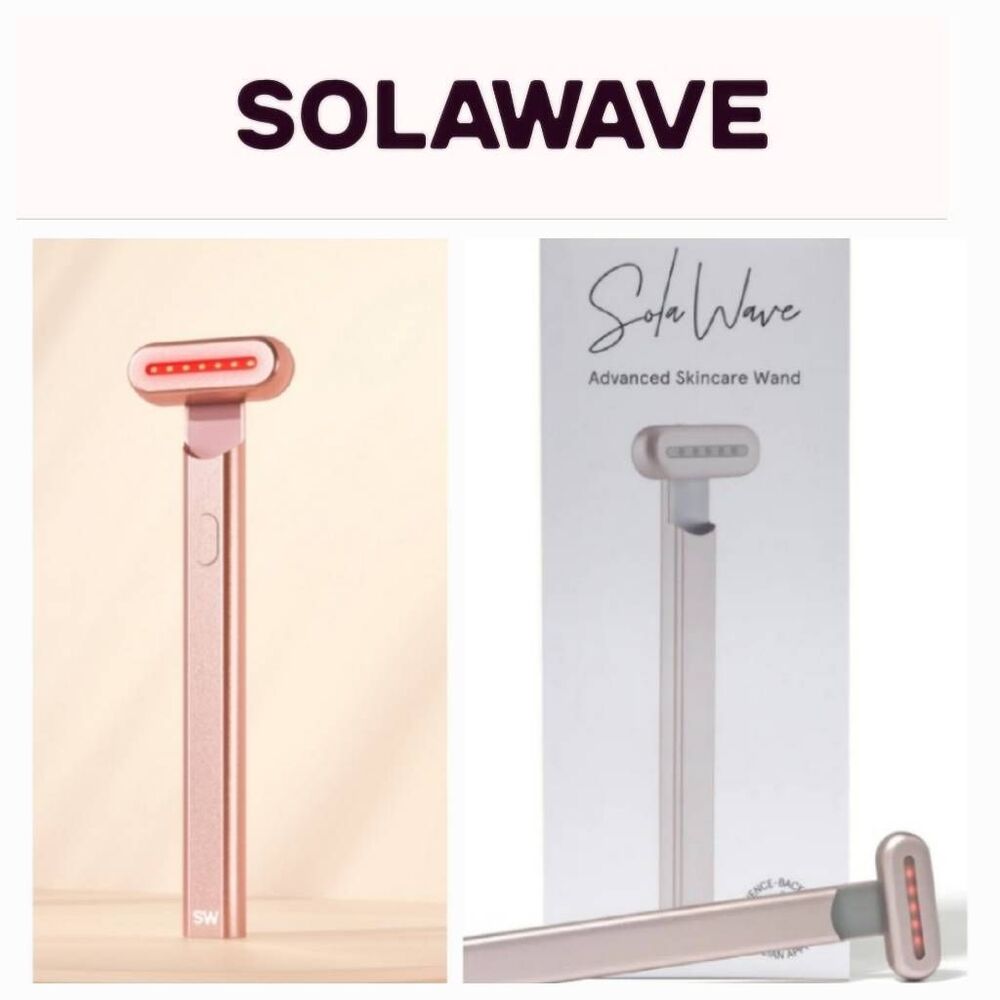 Solawave Advanced 4-In-1 Skincare Wand-‎ Rose Gold